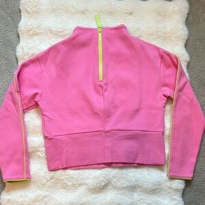 Victor Glemaud Pink Pullover with Neon Highlights